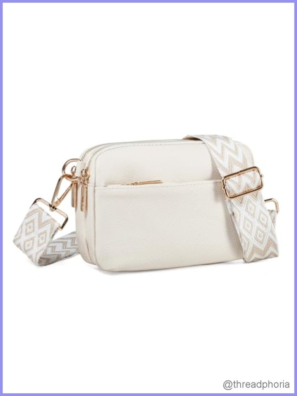 Women's Leather Crossbody Bag, Small Purse Shoulder Handbag, Vegan Leather,